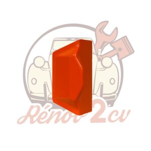 Support de gache droit / gauche ancien modèle Méhari ORANGE — réf. 004051ORANGE/AM