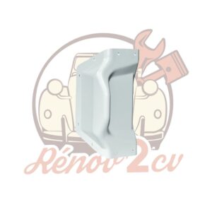 Support de gache droit / gauche nouveau modèle Méhari BLANC BRILLANT — réf. 004051