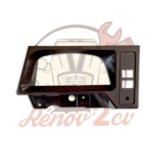 Support plastique marron de compteur de 2cv grand modèle