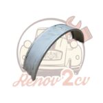 Tole de fermeture chassis avant ou arrière demi rond 2cv 2cv fourgonn — réf. 005429