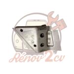 Tôle fixation de charnière haute de porte 2cv gauche — réf. 002188