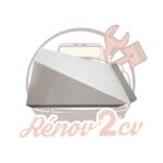Tole laterale droite sous banquette 2cv — réf. 000653