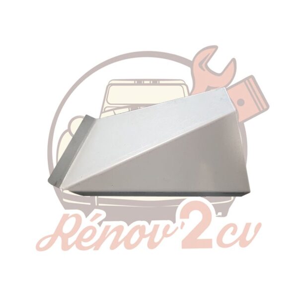 Tole laterale gauche sous banquette 2cv