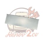 Tole reparation plancher 2cv droit — réf. 000904