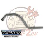 Tube echappement intermediaire 2cv mehari dyane ami WALKER — réf. 000303