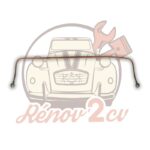 Tuyau de frein arriere transversal raccord banjo 6.35mm — réf. 000139