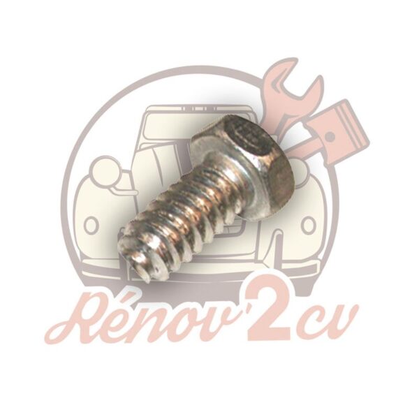 Vis aile arrière 2cv et Dyane 6.3x19 mm zinguée