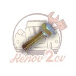 Vis metaux TH M5 x 14 zinguée blanc — réf. 001937