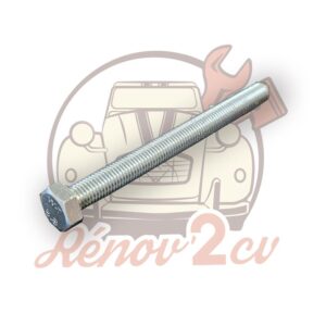 Vis metaux th m7x80 zingue blanc — réf. 003016