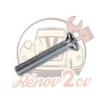 Vis tête fraisé bombé cruciforme pozi M5x20 inox A2 — réf. 003546