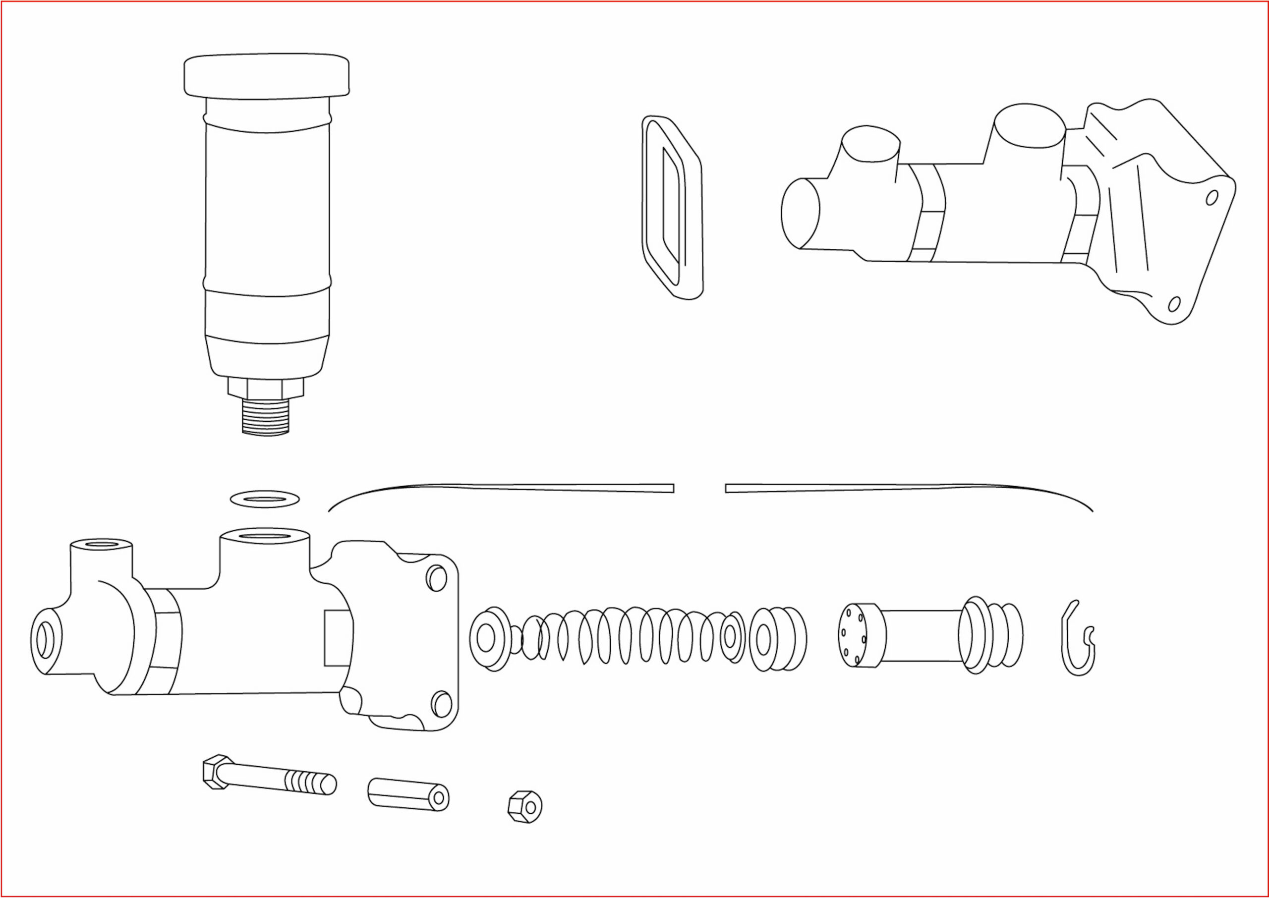 MAITRE CYLINDRE SIMPLE CIRCUIT
