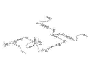 SYSTEME DE FREINAGE 4 TAMBOURS RACCORD M8