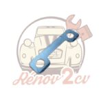 Cale métallique pour Etrier de frein pour 2cv Méhari Dyane et Acadiane Ami 8 — réf. 005491