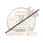 Charnière male pour 2cv à souder sur capot — réf. 003103
