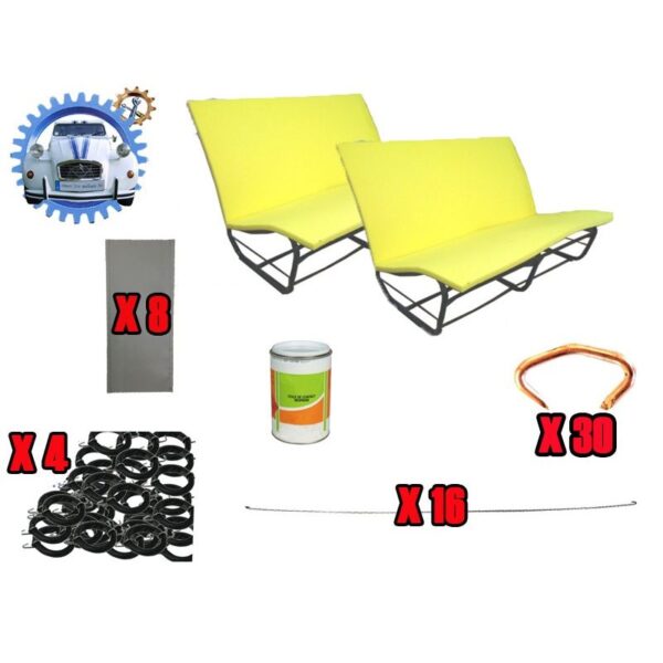 Kit montage sellerie pour 2 banquettes Apres 1970