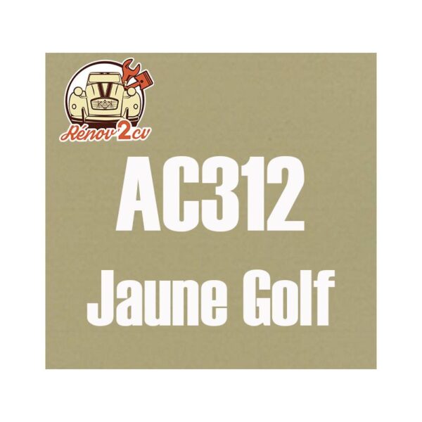 Kit peinture AC312 Jaune Golf 1.3 KG