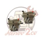 Paire d’étrier de frein pour 2cv Méhari Dyane Acadiane Ami8 — réf. 002137