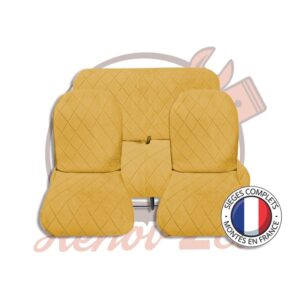 Sièges complets 2CV Moutard à losanges sièges banquette symétrique