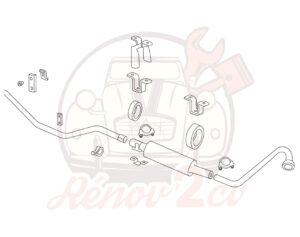 ECHAPPEMENT SOUS CAISSE 435 ET 602CM3
