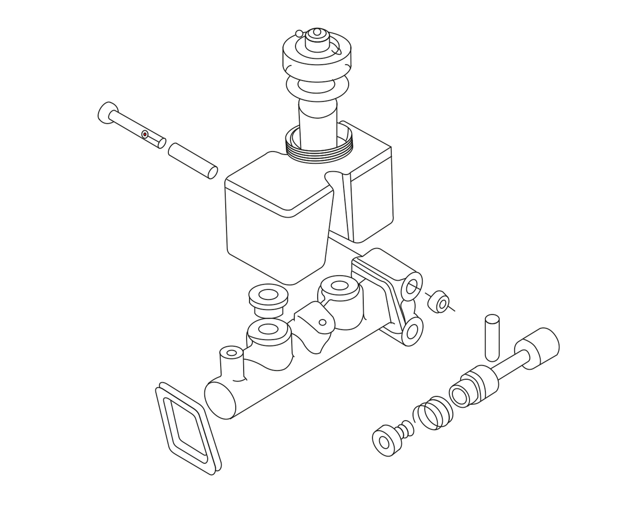MAITRE CYLINDRE DOUBLE CIRCUIT